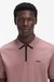 Cotton piqué polo shirt with zip neckline