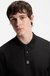 Interlock-cotton polo shirt with stacked logo