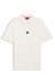 Interlock-cotton polo shirt with stacked logo