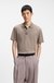 Interlock-cotton polo shirt with stacked logo