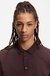 Interlock-cotton polo shirt with stacked logo