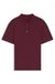 Interlock-cotton polo shirt with stacked logo