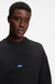 Logo-badge sweatshirt in pure cotton