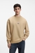 Logo-badge sweatshirt in pure cotton