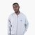 Cotton-Terry Zip-Up Sweatshirt With Blue Logo Label