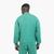 Cotton-Terry Zip-Up Sweatshirt With Blue Logo Label