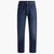 Regular-Fit Jeans In Dark-Blue Stonedwashed Denim