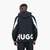 Colour Block Hooded Outerwear Jacket