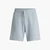 Split-Hem Waffle Cotton Blend Shorts
