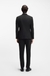 Slim-fit jacket in wool-blend poplin
