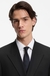 Slim-fit jacket in wool-blend poplin