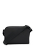 Twill crossbody bag with stacked-logo hardware