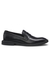 Leather loafers with penny trim