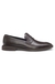 Leather loafers with penny trim