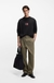 Cotton-terry sweatshirt with gradient logo