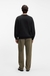 Cotton-terry sweatshirt with gradient logo