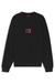 Cotton-terry sweatshirt with gradient logo