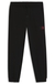 Cotton-terry tracksuit bottoms with gradient logo