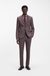 Extra-slim-fit suit in wool-blend poplin