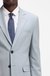 Extra-slim-fit suit in wool-blend poplin