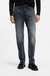 Slim-fit jeans in ash-blue stretch denim