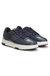Lace-up trainers with patent trims