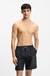 Quick-dry swim shorts with spray-effect logo