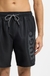 Quick-dry swim shorts with spray-effect logo