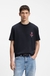 Cotton-jersey T-shirt with sailing artwork