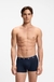 Jacquard trunks with exposed waistband