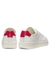 Leather trainers with gold-tone logo