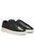 Nappa-leather trainers with gold-tone logo