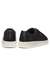 Nappa-leather trainers with gold-tone logo