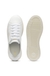 Nappa-leather trainers with gold-tone logo