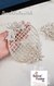 Embellished Handmade  Pineapple  Patch-  Water Gold Color. Size- 22.5 cms