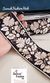 White Flowers Threaded Radiance Design Trim