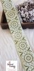 Creative Thread Works  Green Base Embroidered Trim