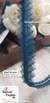 Teal Green Jhalar Organza Lace