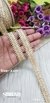 25965-C Pearl Two-Side Samosa Gota Jhalar Lace – 2 cm