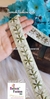Dainty Daisies Green  Designer Trim