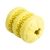 Ezra Play Treat Cylinder - Yellow Rubber Toy