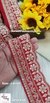Red Pearl Dori Floral Scalloped Lace