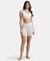 Women Mid Waist Shorties - White
