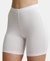 Women Mid Waist Shorties - White