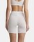 Women Mid Waist Shorties - White