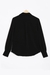 Womens Black Bishop Sleeve Shirt