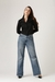 Womens Black Crop Shirt