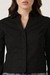 Womens Black Crop Shirt