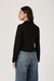 Womens Black Crop Shirt