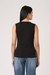 Womens Black Waistcoat Top